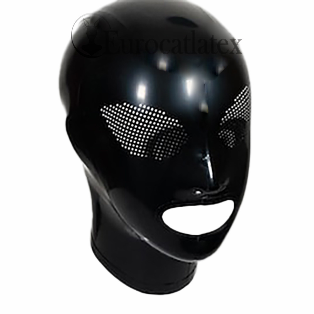 Dress Sock Men - latex fetish man Rubber Hood, Sexy