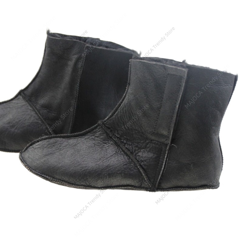 Thermal Sock Winter - Genuine Sheepskin Leather Socks Men Women