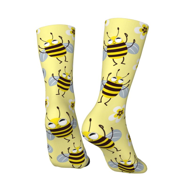 Custom Cool Mens Funny Bees Fl - огляд і ціна Dress Sock Men