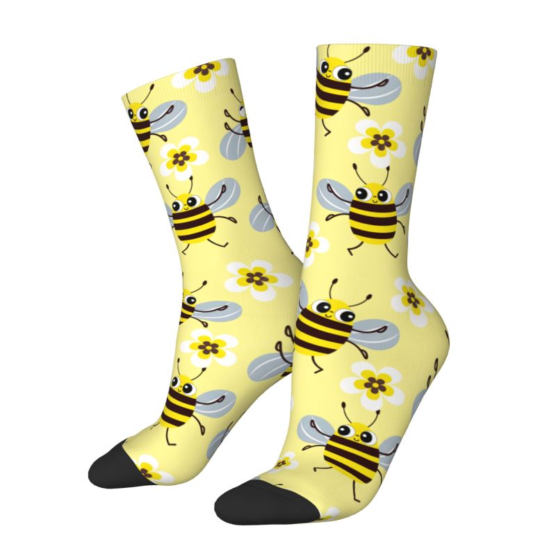 Custom Cool Mens Funny Bees Fl - огляд і ціна Dress Sock Men