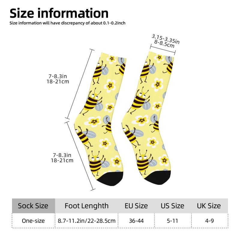 Custom Cool Mens Funny Bees Fl - огляд і ціна Dress Sock Men
