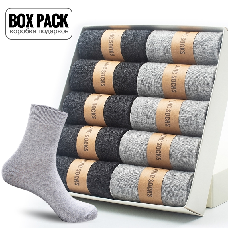 Box Pack Men's Cotton Socks 10 - огляд і ціна Cotton Crew Sock Pack