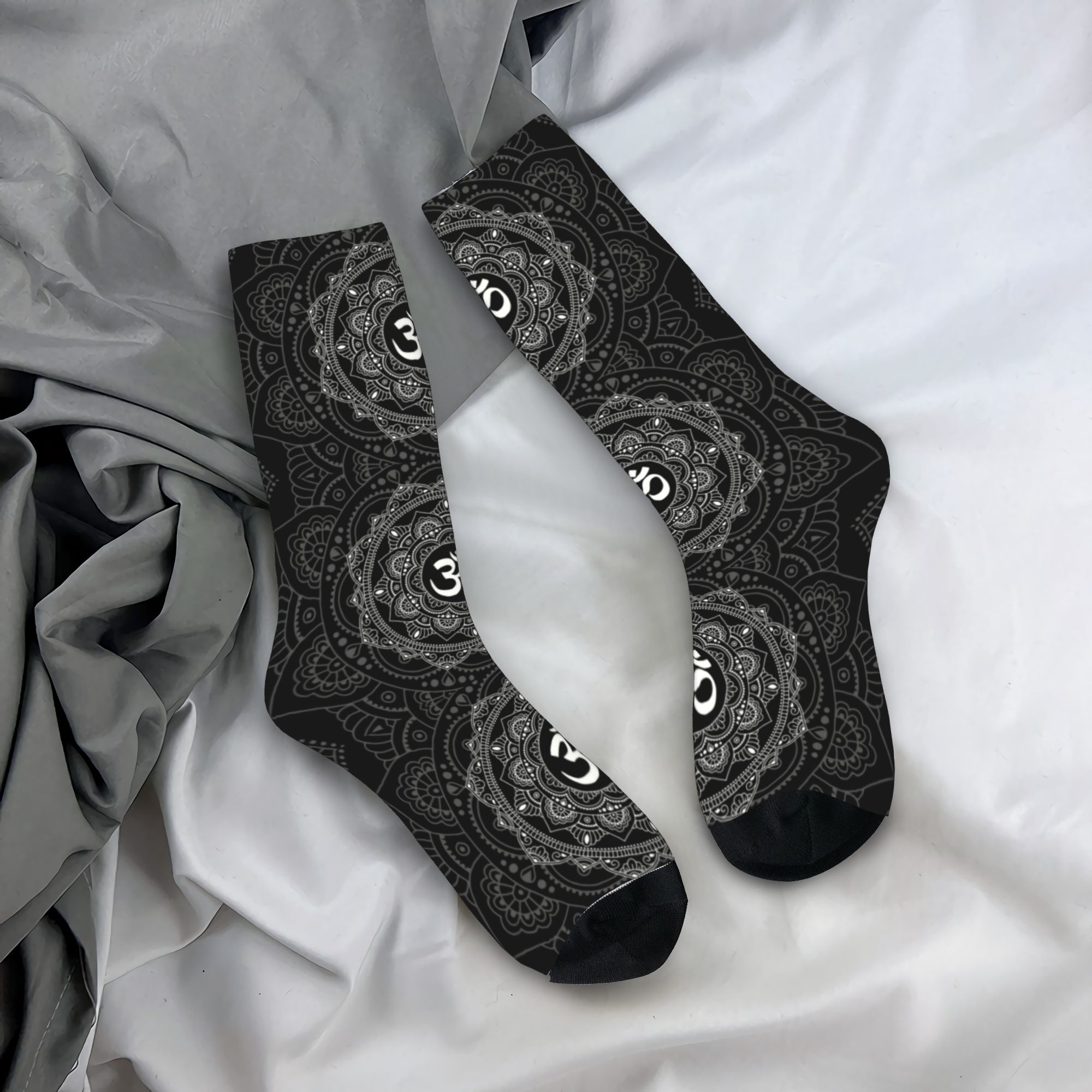 Custom Om Mandala Dress Socks  - огляд і ціна Dress Sock Men