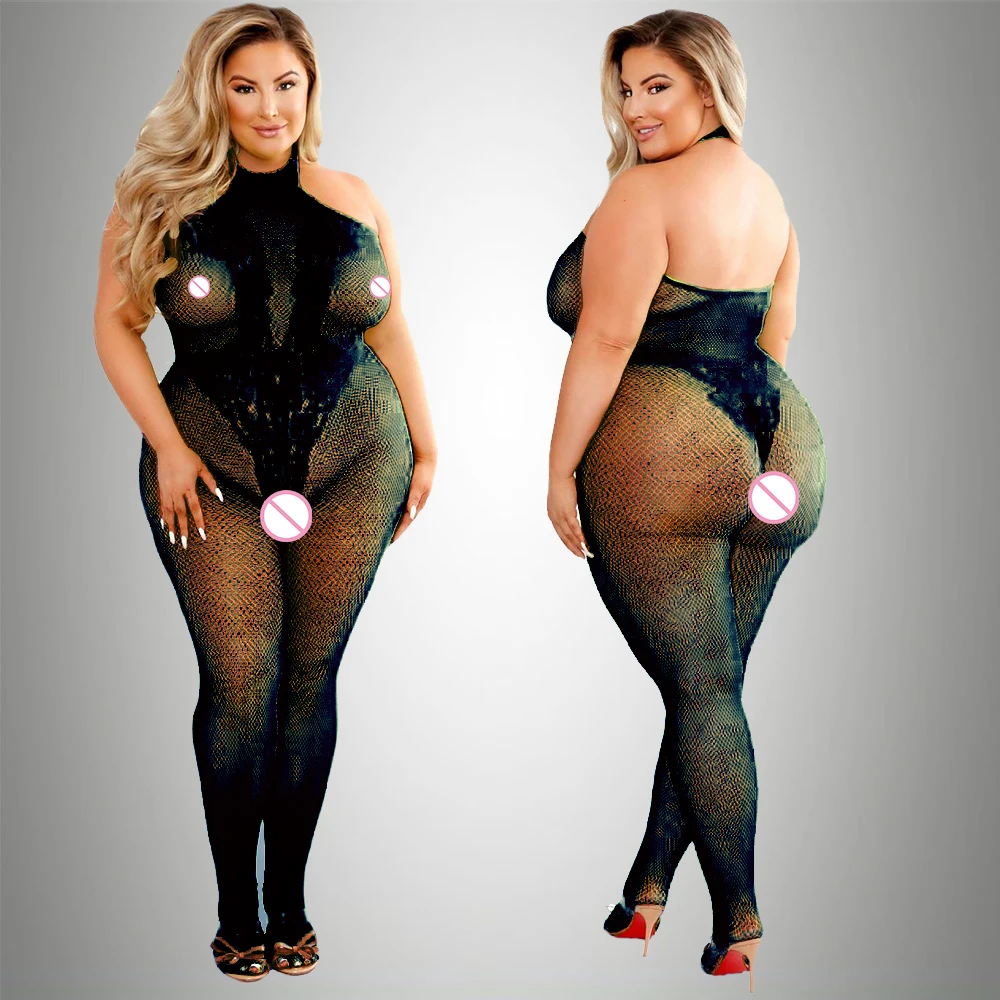 2024 Plus Size Bodystocking Ho - огляд і ціна Fishnet Stocking Women