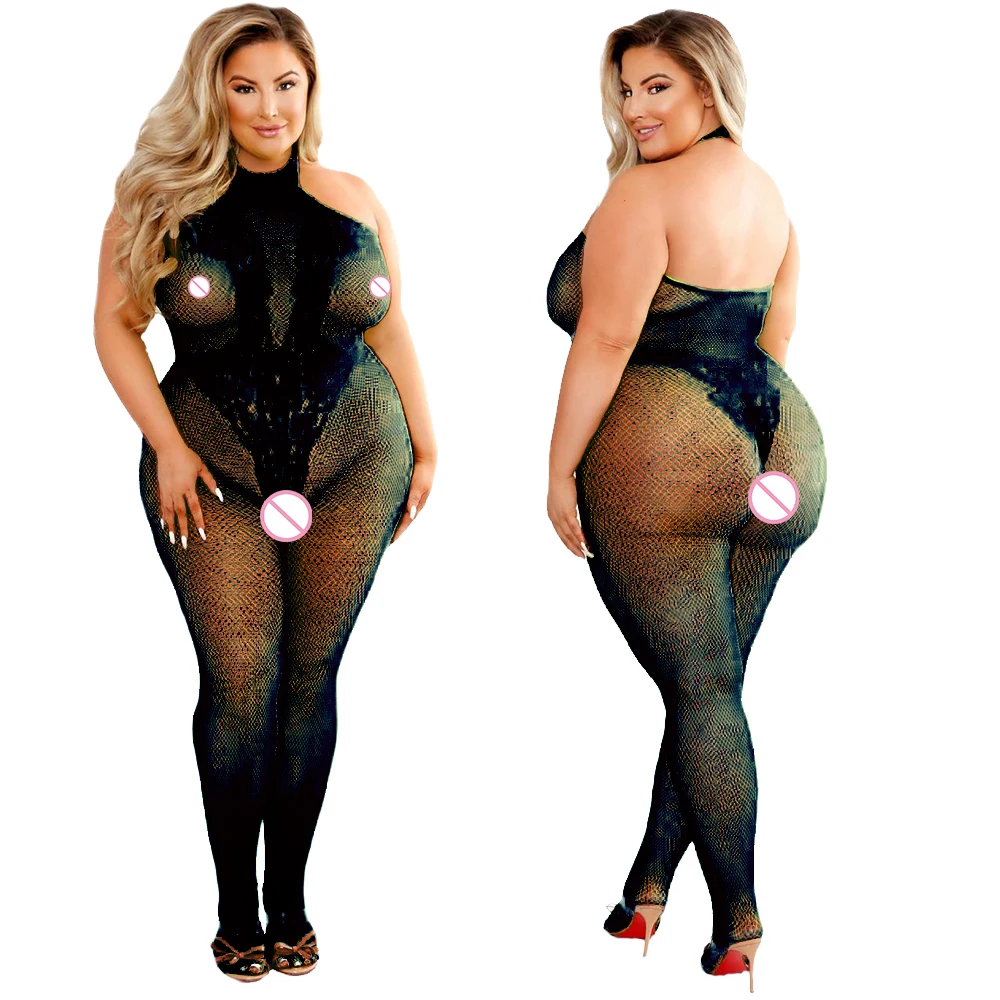 2024 Plus Size Bodystocking Ho - огляд і ціна Fishnet Stocking Women