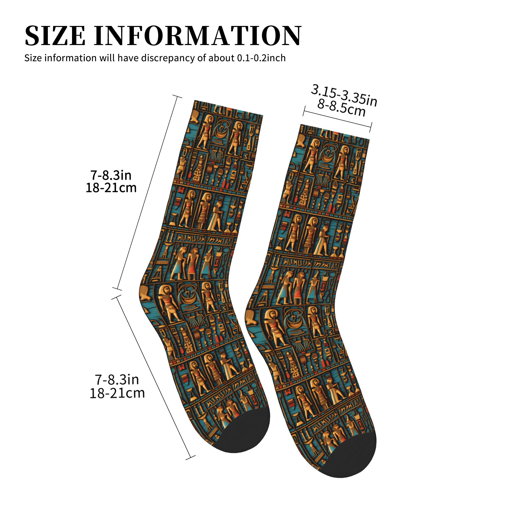Cool Men's Egyptian Hieroglyph - огляд і ціна Dress Sock Men